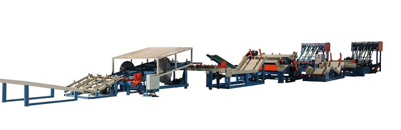plywood veneer production line