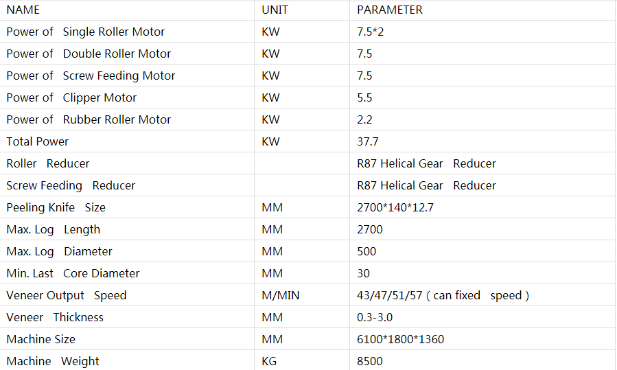 plywood machine veneer peeling machine