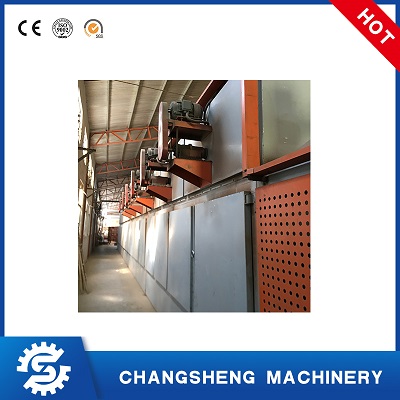 Drying process of veneer veneer dryer