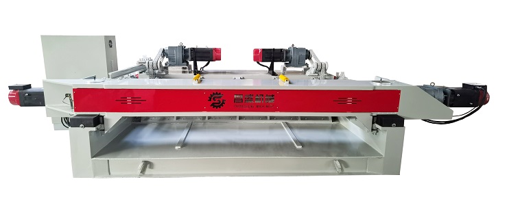 spindleless veneer peeling machine