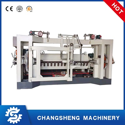 The difference between spindle plywood veneer peeling machine and spindleless plywood veneer peeling machine