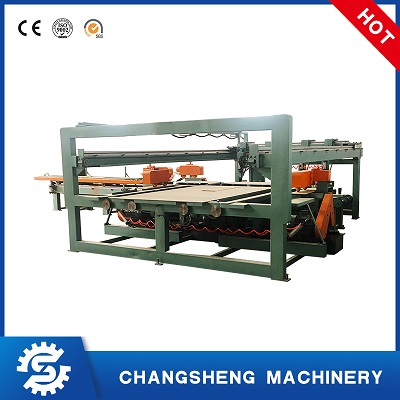 Working steps of automatic plywood edge trimming machine