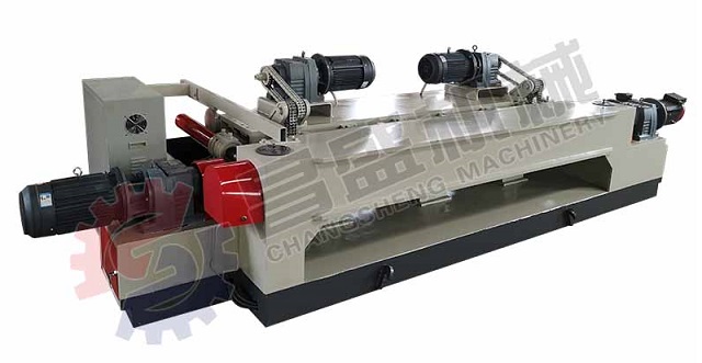 veneer peeling machine