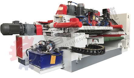 plywood veneer peeling machine