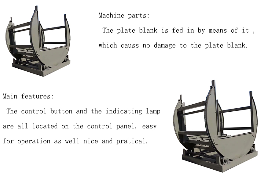 Board overturning machine