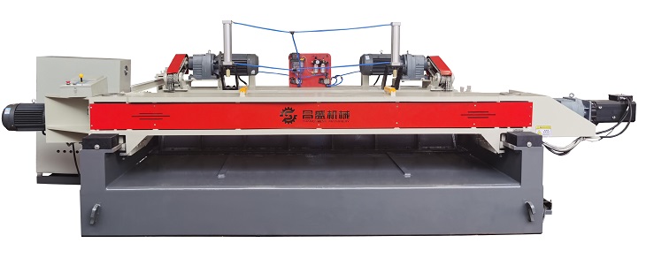 spindleless veneer peeling machine