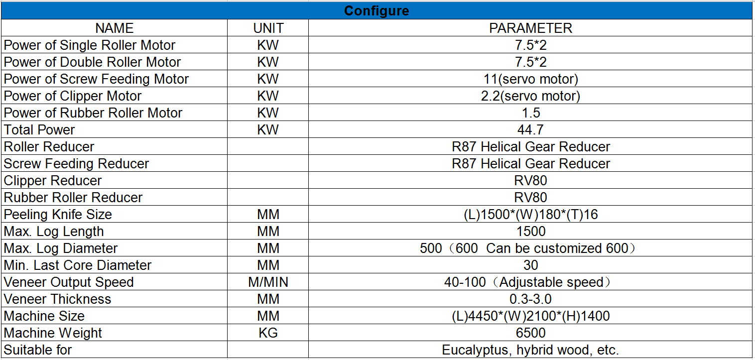 automatic veneer peeling machine