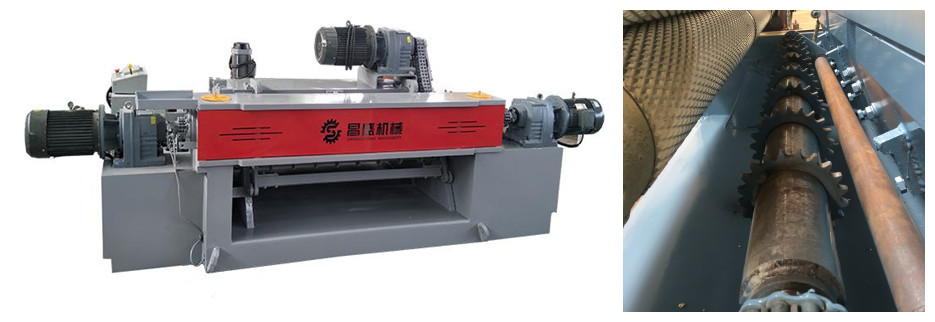 veneer peeling machine