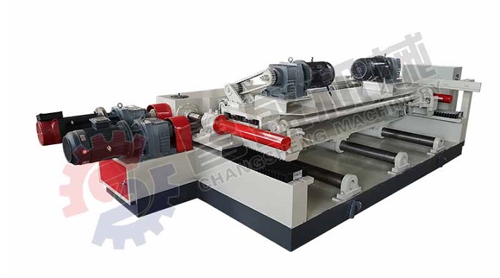 veneer peeling machine