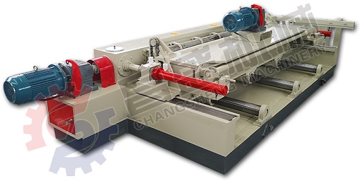 plywood veneer peeling machine