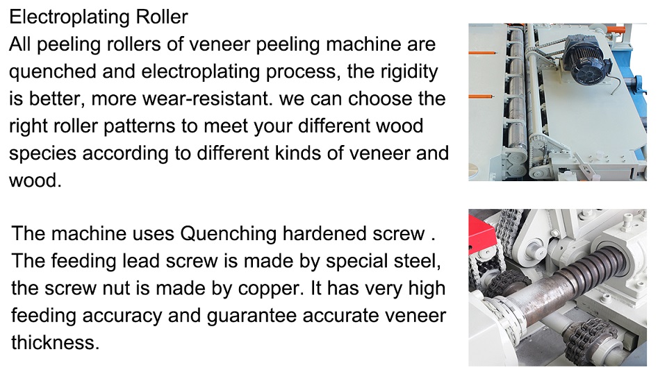 8 feet veneer peeling machine