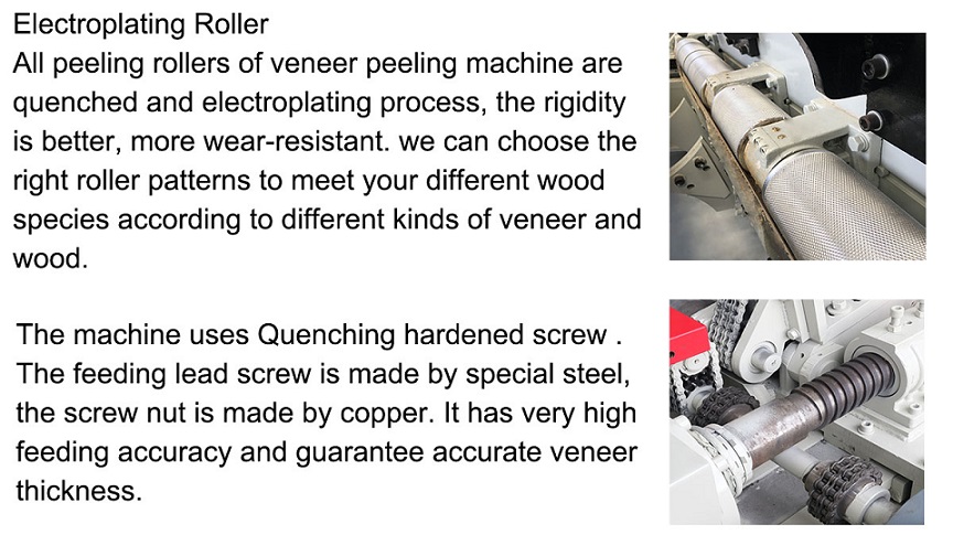 6 feet veneer making machine