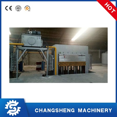 Hydraulic system of hot press