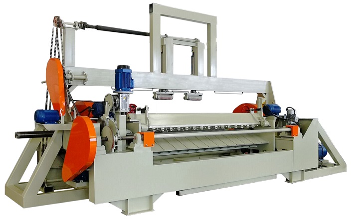 spindle veneer peeling machine