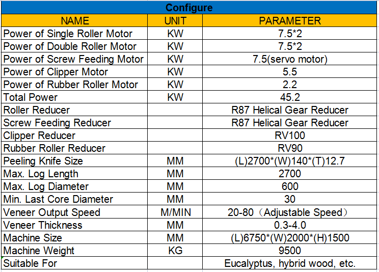 8 feet veneer peeling making machine