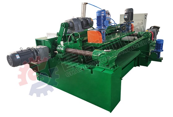 spindleless veneer peeling machine