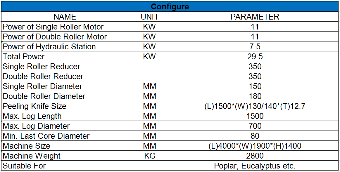 plywood log debarker machine