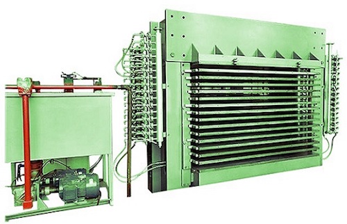 15 Layers Plywood Laminating Hot Press Machine 