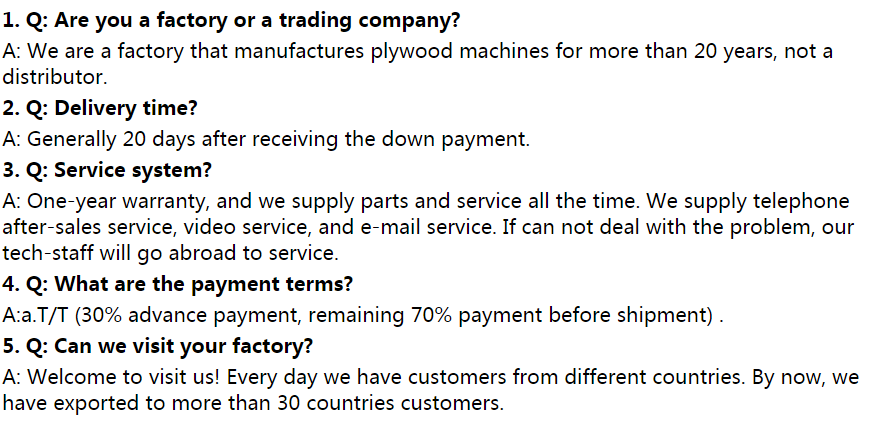 plywood machine manufacturer