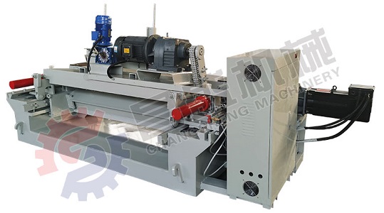 spindleless wood core veneer peeling machine