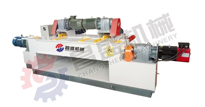 veneer peeling machine