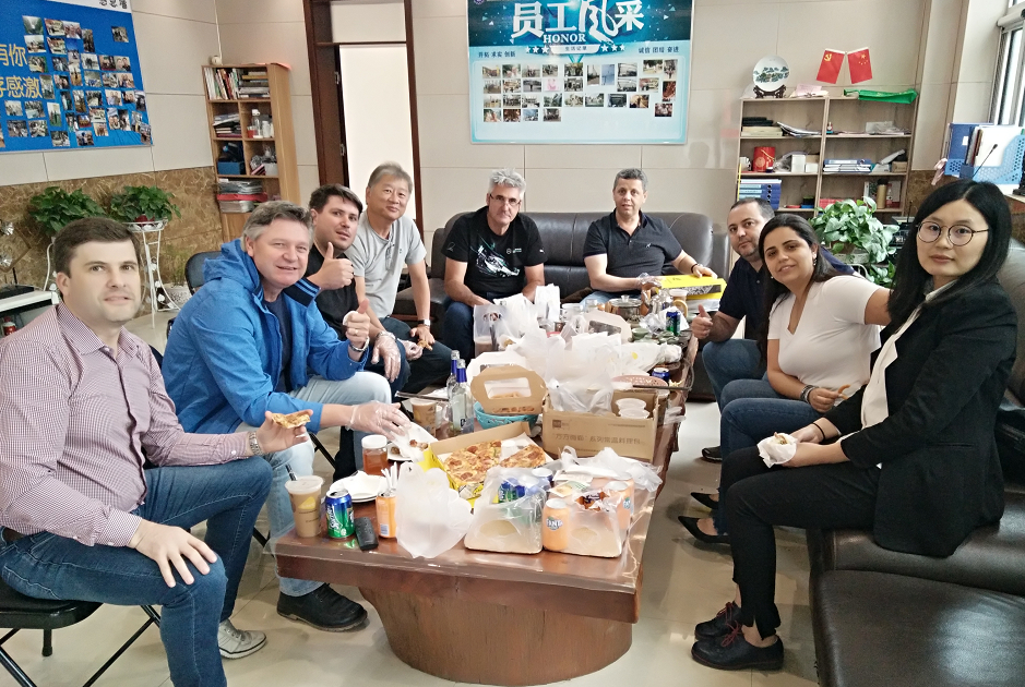 Customer visiting from Brazil 