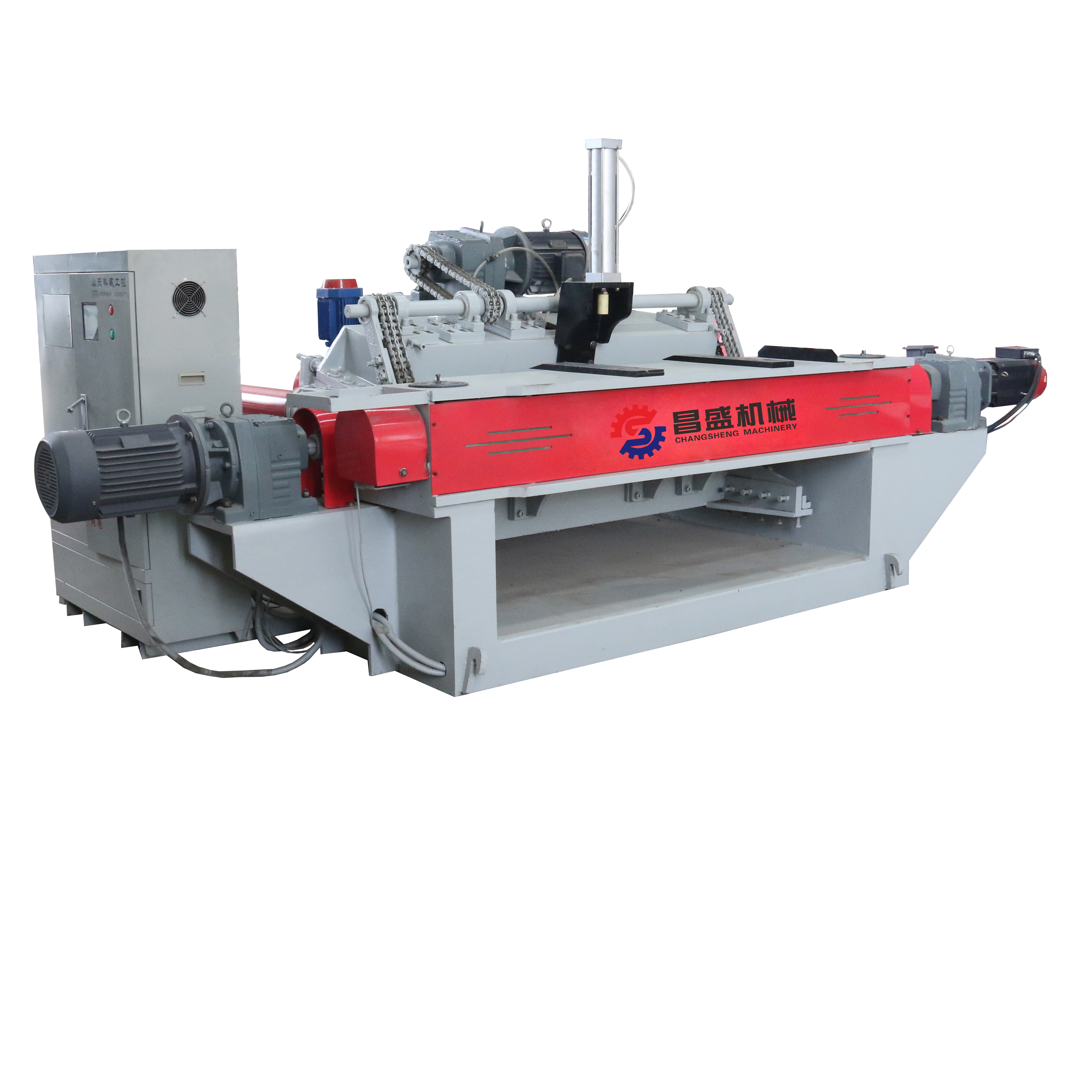 wood veneer peeling machine