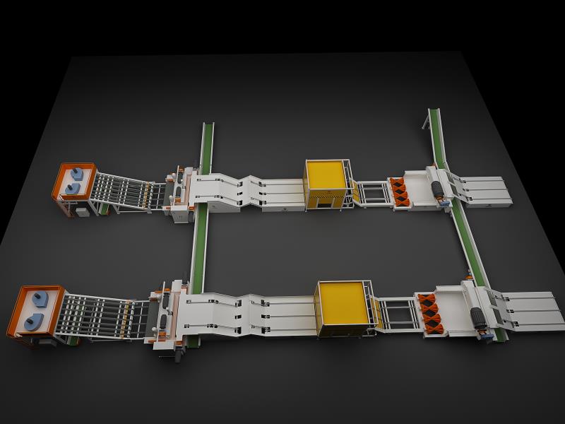 veneer production line