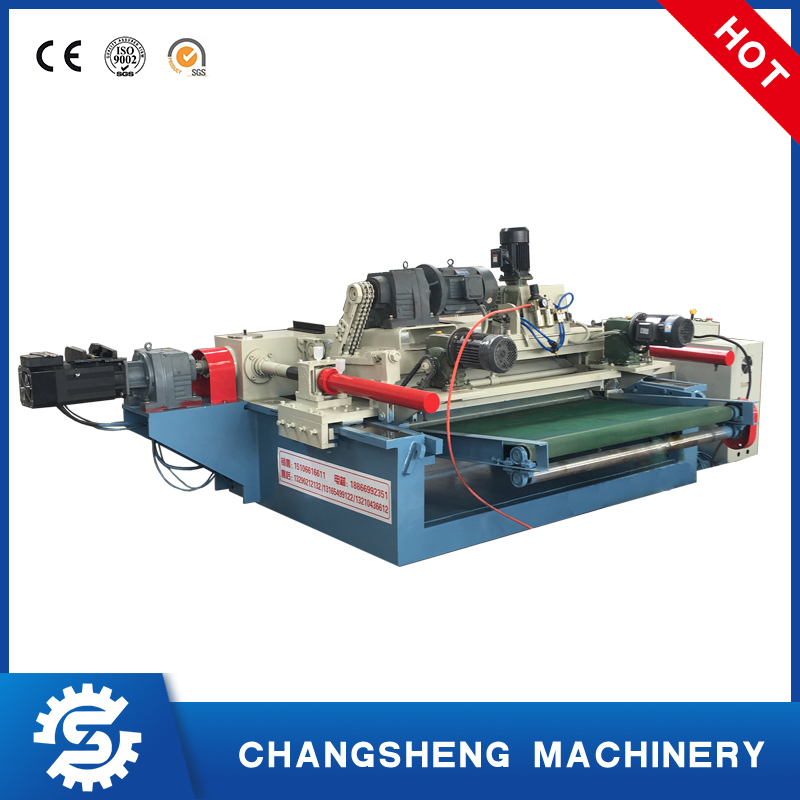 The use of inverter in spindle less veneer peeling machine