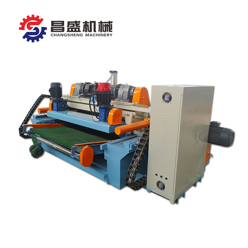 Veneer peeling machine more durable method