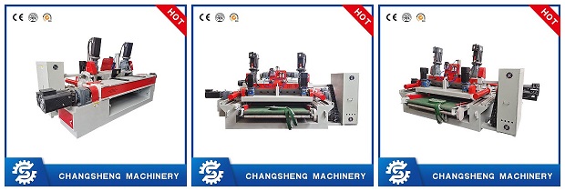 plywood veneer peeling machine