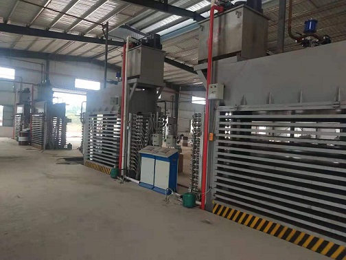plywood hot press machine