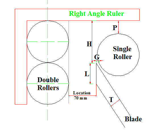 Veneer peeling machine roller 