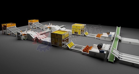 plywood production line