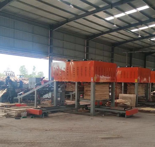 automatic veneer stacker