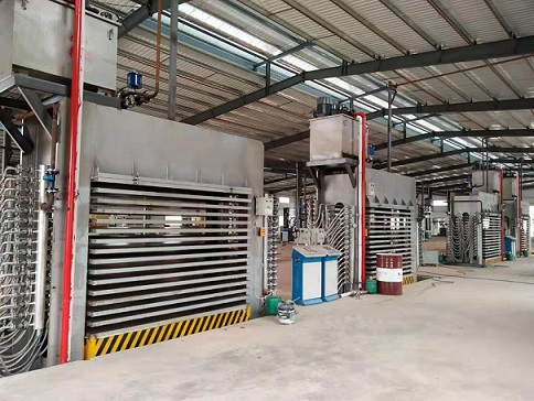 plywood hot press machine