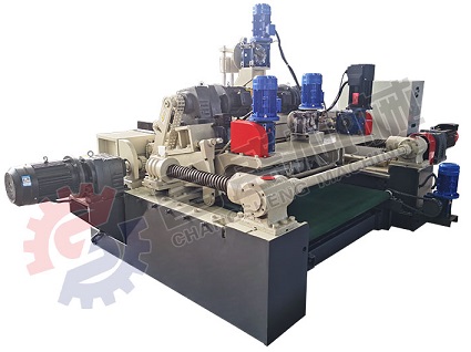 veneer peeling machine