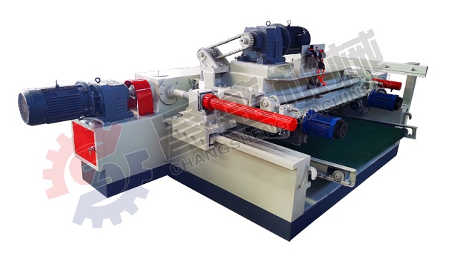 veneer peeling machine