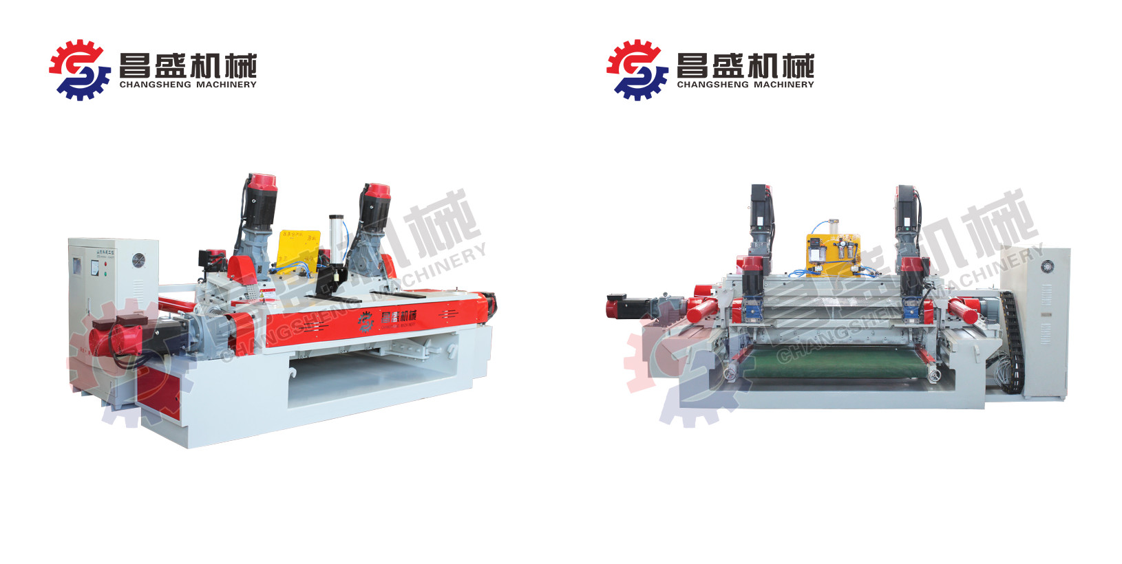 veneer peeling machine