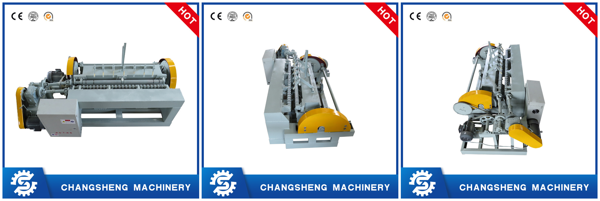 wood core veneer peeling machine